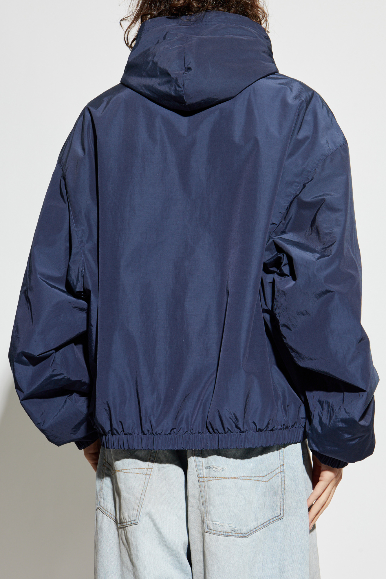 Navy blue Reversible jacket with hood Balenciaga - Vitkac Slovakia